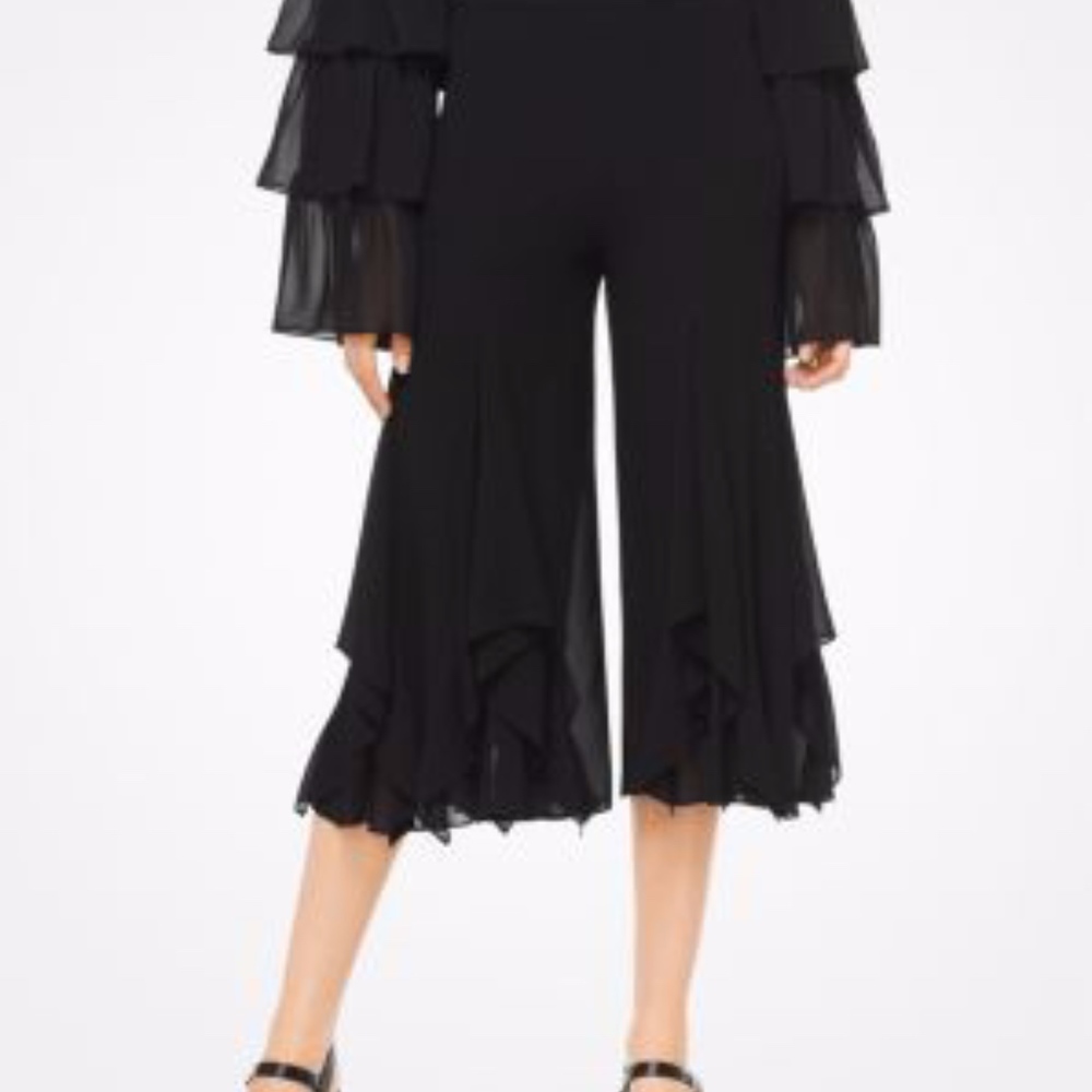 High-waisted Cropped Pants